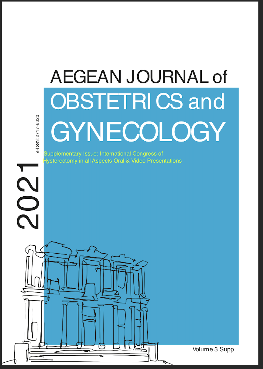 					View Vol. 3 No. S1 (2021): Special Issue:The Supplementary Issue: International Congress of Hysterectomy in all Aspects Oral & Poster Presentations
				